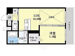 第21関根マンション 1LDKの間取図画像