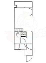 シャンティマサノ 1DKの間取図画像