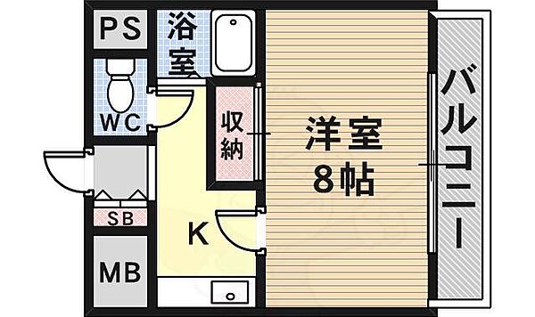 ユニテック伊丹 ｜兵庫県伊丹市野間北５丁目(賃貸マンション1K・3階・24.00㎡)の写真 その2