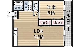 第2田中マンション  ｜ 兵庫県伊丹市稲野町２丁目70番3号（賃貸マンション1LDK・2階・42.00㎡） その2