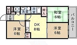 スペランツァ松ケ丘 3DKの間取図画像