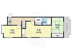 ラヴィール若宮 3LDKの間取図画像