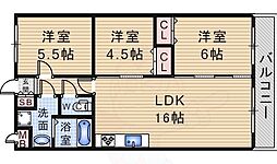 間取図画像 3LDK