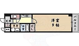 アーバングレース 1Kの間取図画像