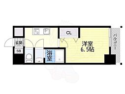 (仮称)北本町1丁目PJ 1Kの間取図画像