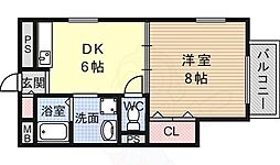 エクセレンテワコー 1DKの間取図画像