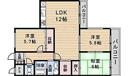 ベル・トーリー 3LDKの間取図画像