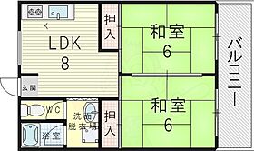 メゾンみつわ 304 ｜ 大阪府大阪市淀川区西三国２丁目12番66号（賃貸マンション2LDK・3階・50.00㎡） その2