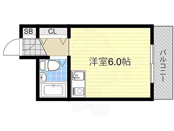 大阪府吹田市垂水町１丁目(賃貸アパート1R・3階・18.00㎡)の写真 その2