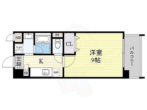 大阪府大阪市淀川区三津屋南３丁目(賃貸マンション1K・1階・28.34㎡)の写真 その2