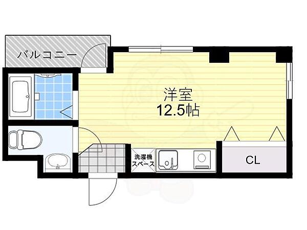 ロジス江坂 301｜大阪府吹田市芳野町(賃貸マンション1R・3階・25.83㎡)の写真 その2