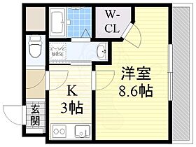 大阪府吹田市垂水町１丁目28番9号（賃貸マンション1K・3階・30.21㎡） その2