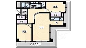 ユニティ北川口 1005 ｜ 大阪府大阪市淀川区西中島１丁目11番23号（賃貸マンション2LDK・10階・81.57㎡） その2