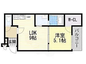 くすのきアパートメント2  ｜ 大阪府吹田市寿町２丁目28番22号（賃貸アパート1LDK・3階・36.45㎡） その2