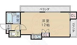 アステルサカエ ワンルームの間取図画像