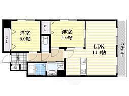 GRANTAGE 2LDKの間取図画像