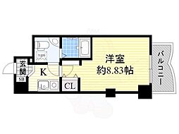 セレニテ新大阪弐番館 1Kの間取図画像