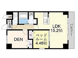 豊中市三和町1丁目マンション 1SLDKの間取図画像