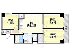 ライオンズマンション東淀川 3LDKの間取図画像