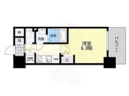 ファーストフィオーレ十三エリオ 1Kの間取図画像