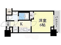 セイワパレス東三国駅前 1Kの間取図画像