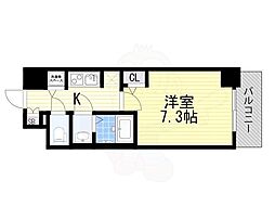 S-RESIDENCE新大阪駅前 1Kの間取図画像
