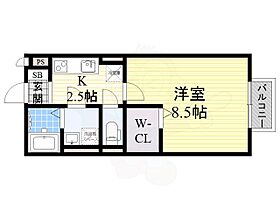 大阪府枚方市中宮東之町3番23号（賃貸アパート1K・1階・30.03㎡） その2