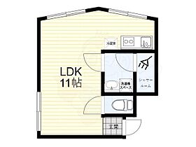 大阪府枚方市都丘町（賃貸マンション1R・3階・26.57㎡） その2