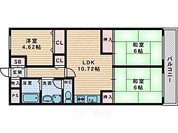 京阪本線 香里園駅 バス13分 新高田下車 徒歩4分