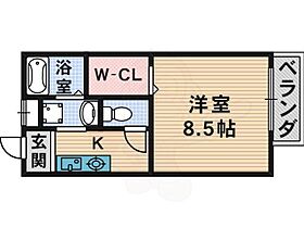 大阪府枚方市枚方元町5番19号（賃貸アパート1K・2階・27.08㎡） その2