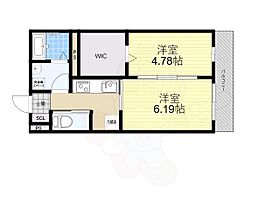 ヌーベルソウザ2  ｜ 大阪府枚方市小倉町（賃貸アパート1DK・1階・33.60㎡） その2