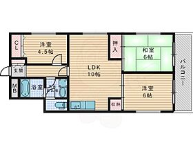 エクセル天の川 301 ｜ 大阪府枚方市天之川町2番35号（賃貸マンション3LDK・3階・61.35㎡） その2