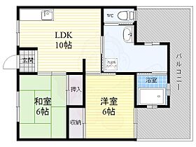 大阪府交野市私部８丁目（賃貸マンション2LDK・1階・49.20㎡） その2