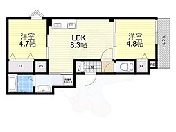クリエオーレ郡津I 2階