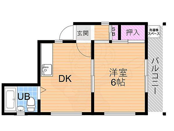 摂津コーポ No1 201｜兵庫県尼崎市武庫之荘西２丁目(賃貸マンション1DK・2階・28.00㎡)の写真 その2