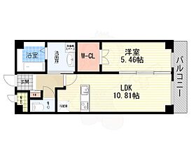 サザンクロス  ｜ 兵庫県尼崎市南武庫之荘１丁目（賃貸マンション1LDK・2階・44.97㎡） その2