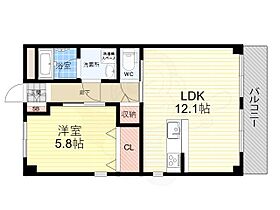 ラフィーネ  ｜ 兵庫県尼崎市南武庫之荘６丁目（賃貸アパート1LDK・1階・43.01㎡） その2