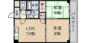 アルカディア21  ｜ 兵庫県伊丹市野間７丁目（賃貸マンション2LDK・3階・50.00㎡） その2