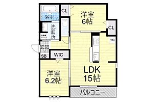 マハナ  ｜ 兵庫県尼崎市七松町１丁目（賃貸アパート2LDK・3階・63.65㎡） その2