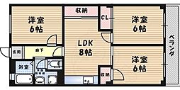 南武庫之荘マンション 2階/-