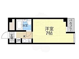プリエールJR塚口駅前 1Kの間取図画像