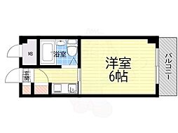 ひらこうPart1 1Kの間取図画像