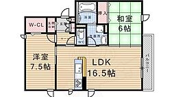 シューパレス3 2階/-