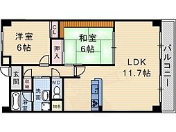 マグノリアプレイス 2LDKの間取図画像