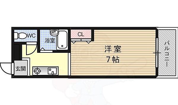 大阪府大阪市淀川区塚本２丁目(賃貸マンション1K・4階・20.00㎡)の写真 その2