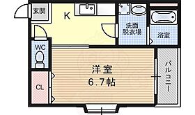 エスポワール2 101 ｜ 大阪府大阪市西淀川区姫島４丁目8番24号（賃貸マンション1K・1階・25.00㎡） その2