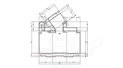 プレジデントきたやま ワンルームの間取図画像