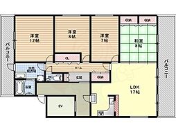 ARK21 4LDKの間取図画像