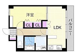 ガーデンレジデンス田川 1LDKの間取図画像