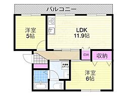 コーポ加島1 B棟 4階